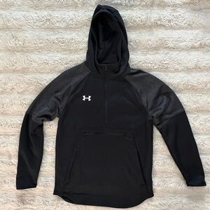 Under Armour Black and Gray Hoodie